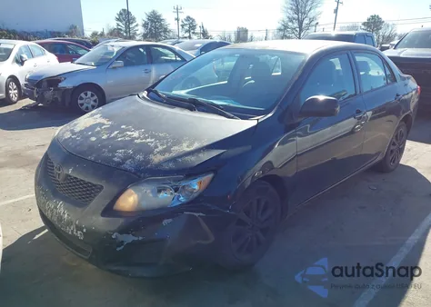 2009 Toyota Corolla Le z USA, uszkodzony, nr VIN 1NXBU40E79Z081788
